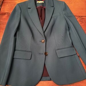 Boden Elizabeth ponte Baltic blue blazer women’s sz 6